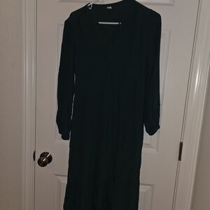 Old Navy Dark Green Midi Dress